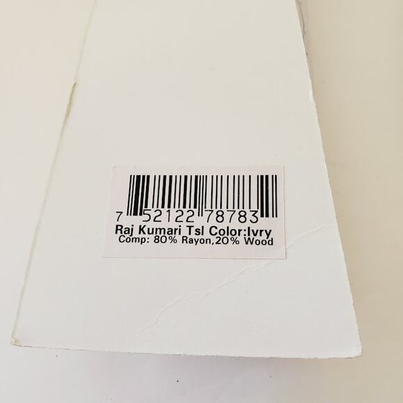 NIP India House Raj Kumari Tassel 5" Ivory Curtain, Craft Tassels Two (2) - Picture 3 of 7